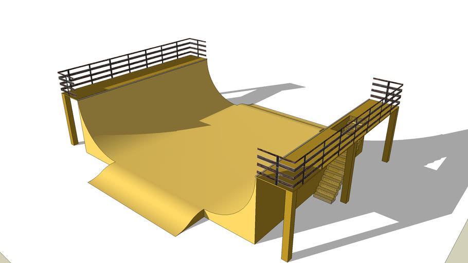 skate half pipe | 3D Warehouse