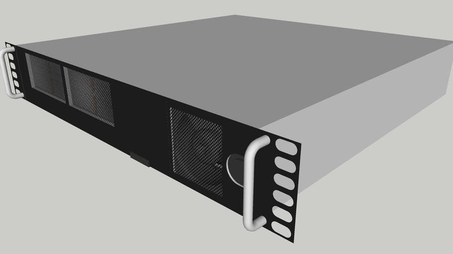 v7R U2 rack 3D Warehouse