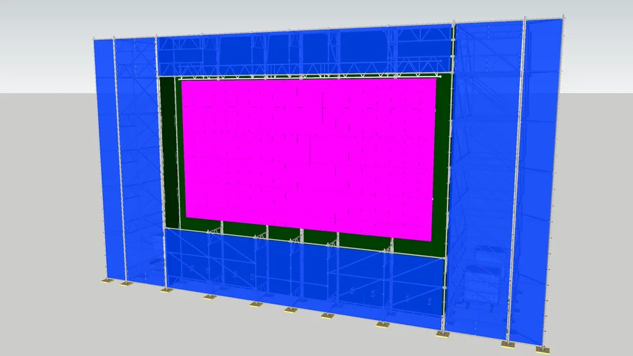 Screen Tower 10x5.5 rivermall V1 3D Warehouse
