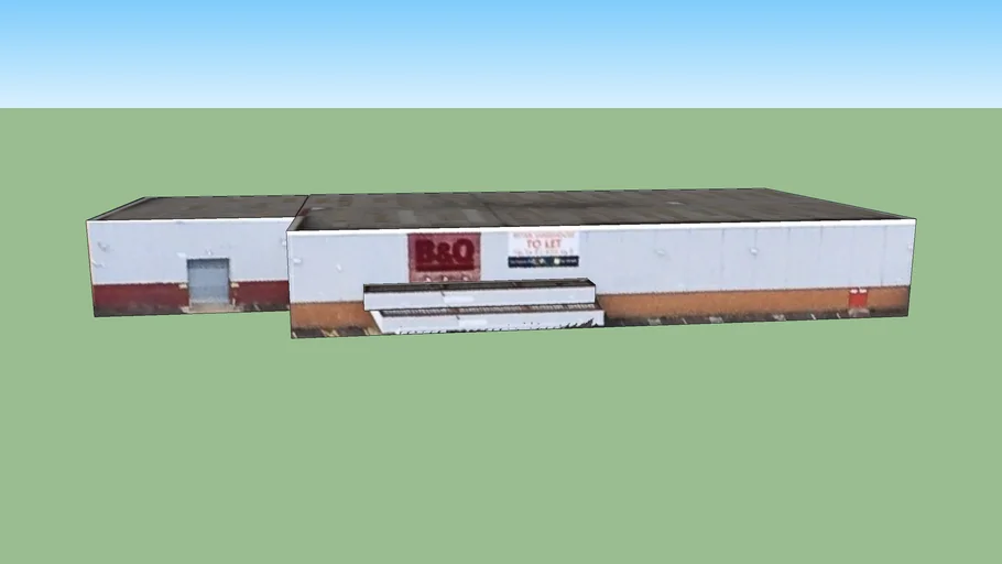 Disused B&Q, Stevenson Road, Edinburgh 3D Warehouse