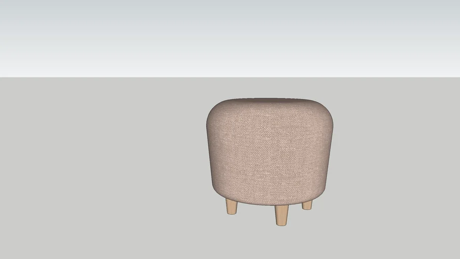 Wooden Fabric Stool