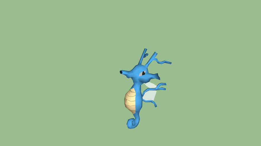 Pokemon Kingdra 3d 3d Warehouse