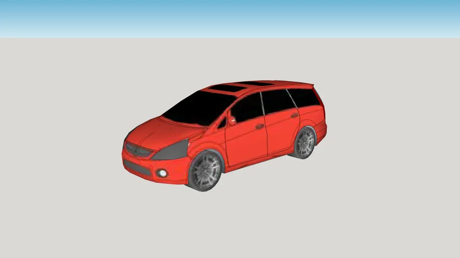 2010 Mitsubishi Grandis | 3D Warehouse