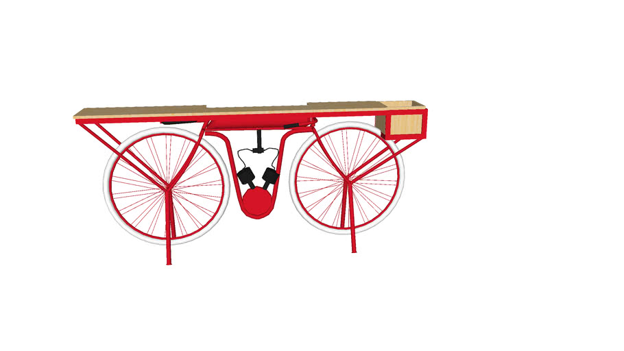 83484 Console Bike Red