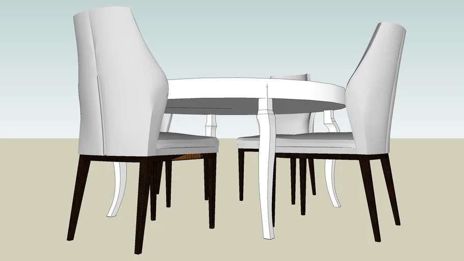 Table and chairs for loft