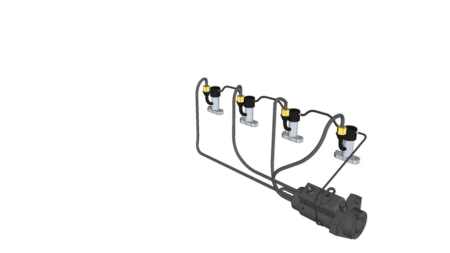 DIESEL FUEL INJECTOR SYSTEM 3D Warehouse
