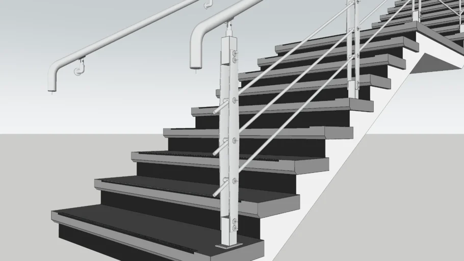 STEEL STAIR RAILINGS