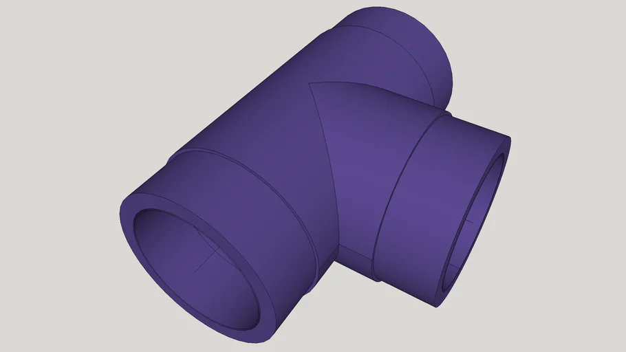 SDR 11_T-rør SDR 11 for speilsveising_63 | 3D Warehouse