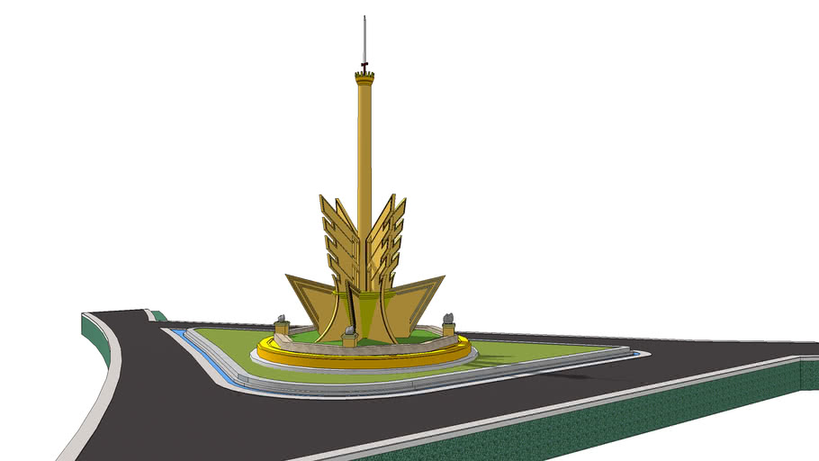 TUGU PEDANG ICON KOTA BANGKO | 3D Warehouse