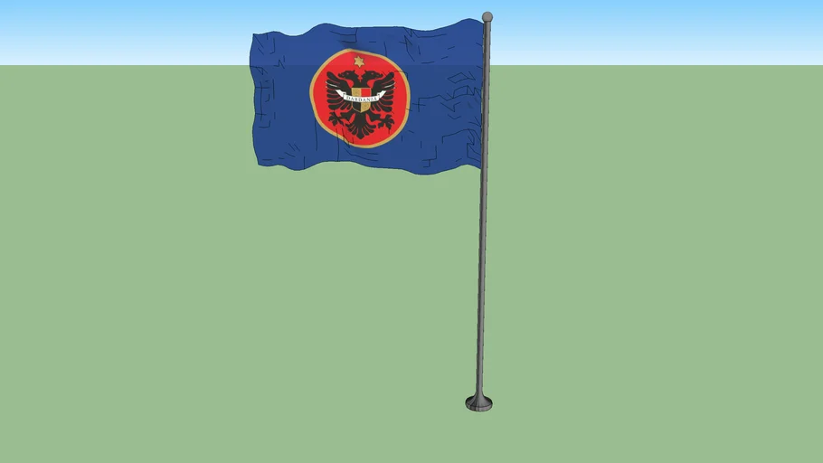 Flag of Dardania | 3D Warehouse