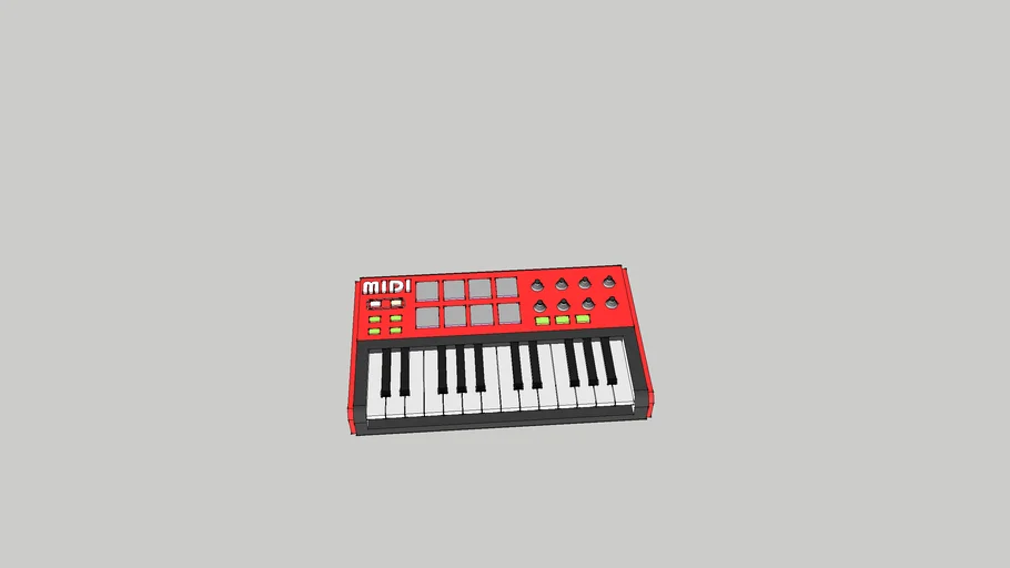 Test_MIDI_Keyboard 3D Warehouse