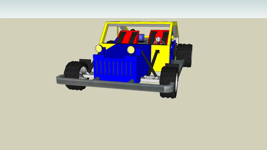 Off road Concept Go-cart (Tuned) [original model by custom car garage, check out his cool stuff!]