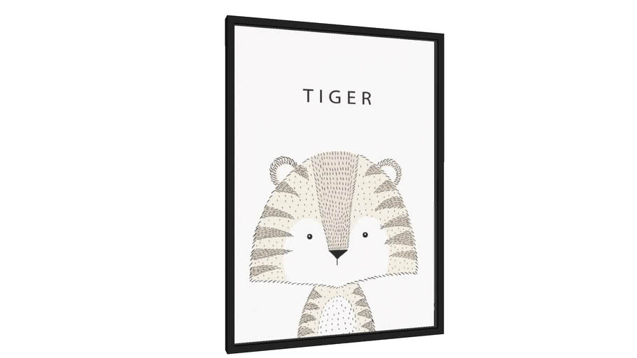 Quadro Tiger - tigre - Galeria9, por Vitor Costa