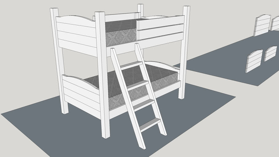 bunk beds 2020 3D Warehouse