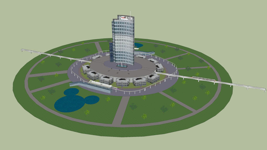 Walt's original plan for EPCOT 3D Warehouse