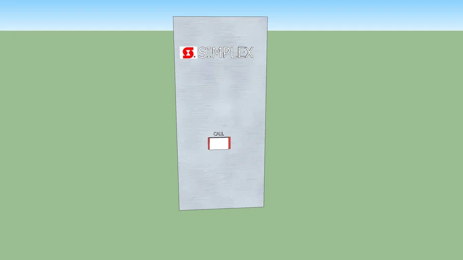 Simplex Push to Call Button | 3D Warehouse