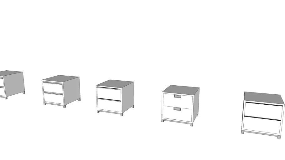 small nightstand 3D Warehouse