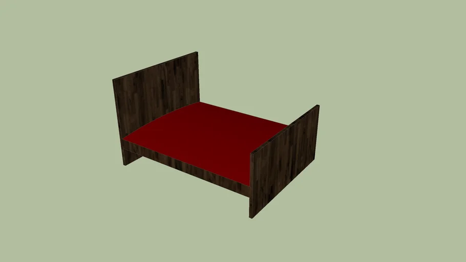 Double Bed 3D Warehouse