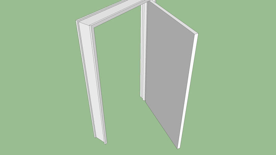 The Door With Hinge | 3D Warehouse