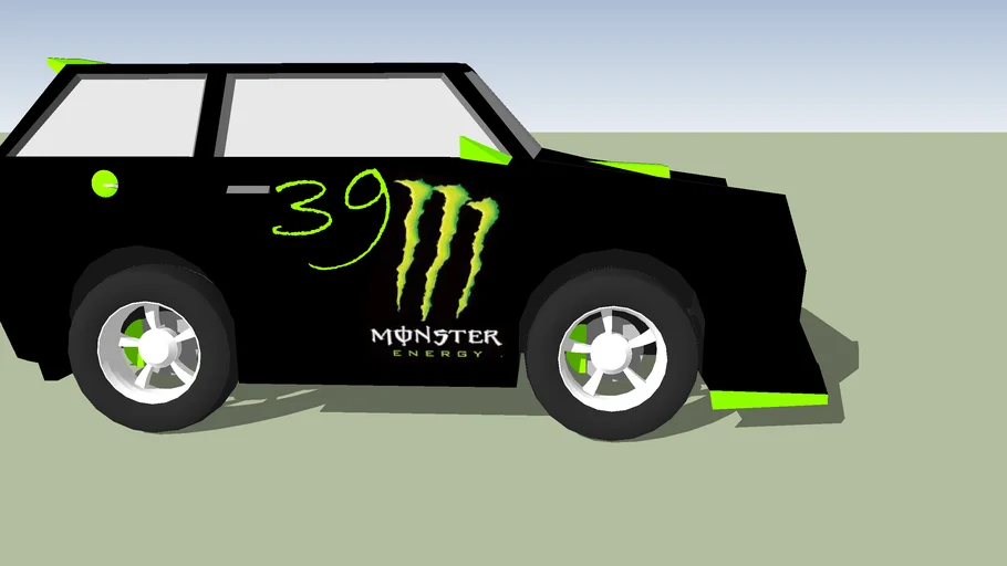 monster energy rally cars