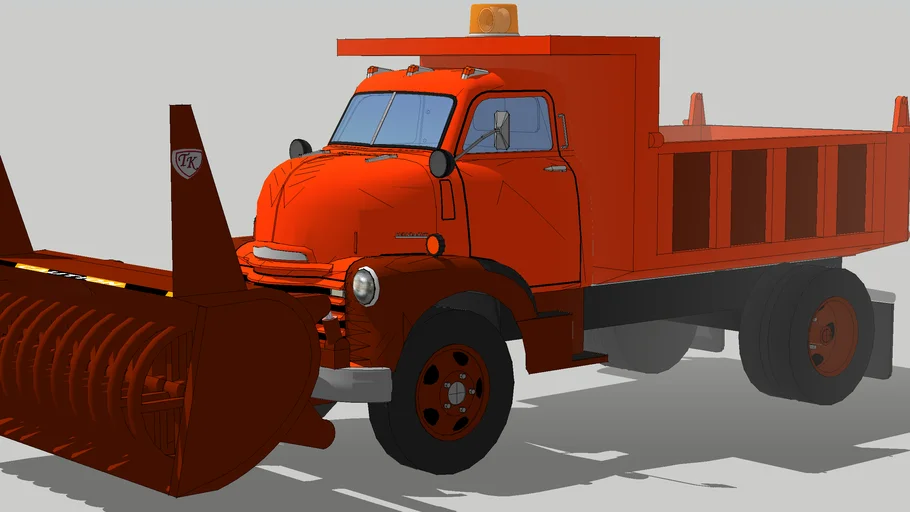 1949 Chevy Coe Snow Thrower