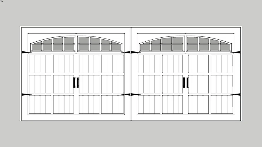 J Garage Door Double Carriage 3D Warehouse