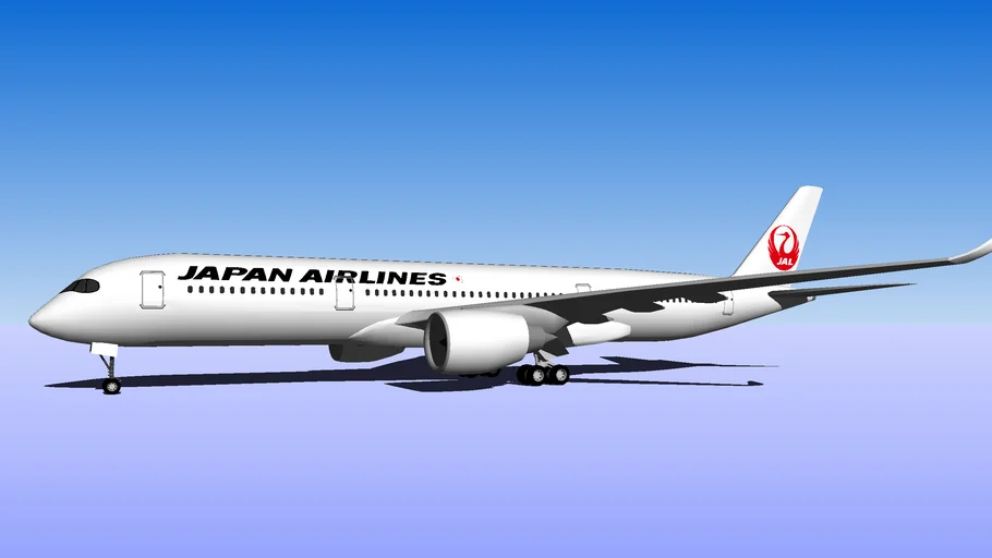 JAL A350-900XWB | 3D Warehouse