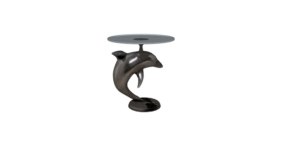 86407 Side Table Dolphin 55cm