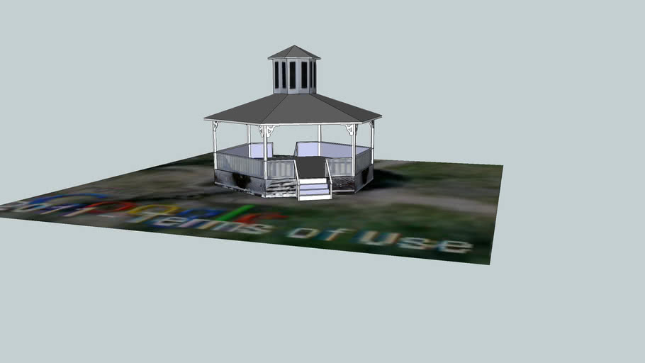 Gazebo in the Park, Waterford, PA 3D Warehouse