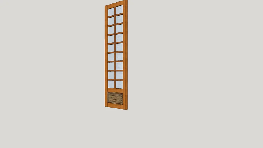 japanese door style | 3D Warehouse