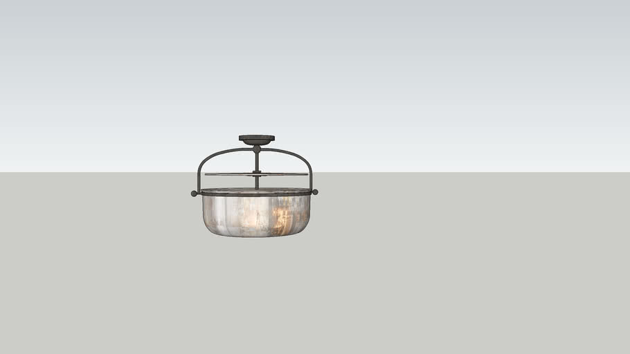 Lorford Medium Semi-Flush Lantern | 3D Warehouse