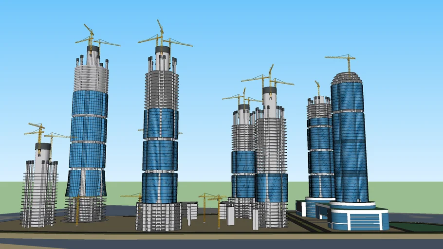 Construction of Skytown (October 17th, 2025) 3D Warehouse