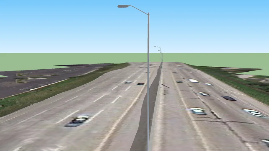 Straight A Street Lights on the I-90 Jane Addams Tollway Part 3