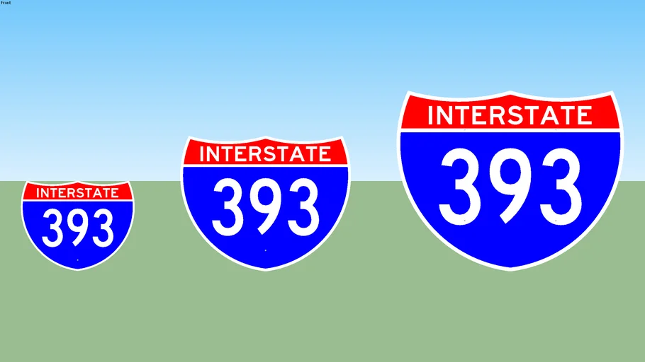 Interstate 393 Sign