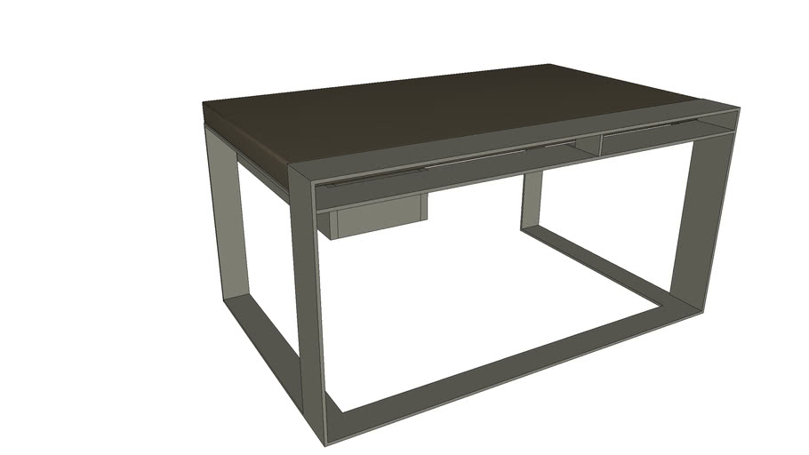 Leather Desk | 3D Warehouse