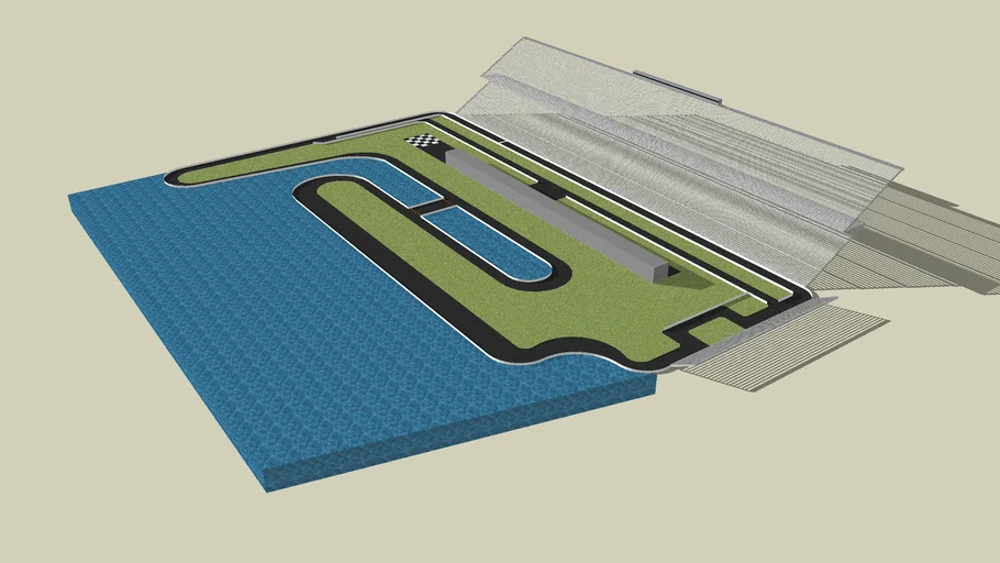 Allentown Raceway 3D Warehouse