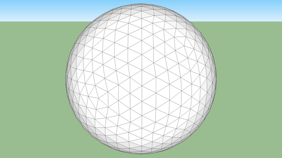 Geodesic sphere model | 3D Warehouse