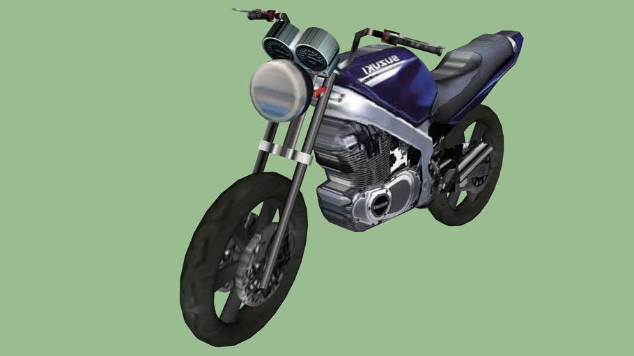 Suzuki GS500 Motorcycle Model Cake Topper Decoration Model K1328 E 