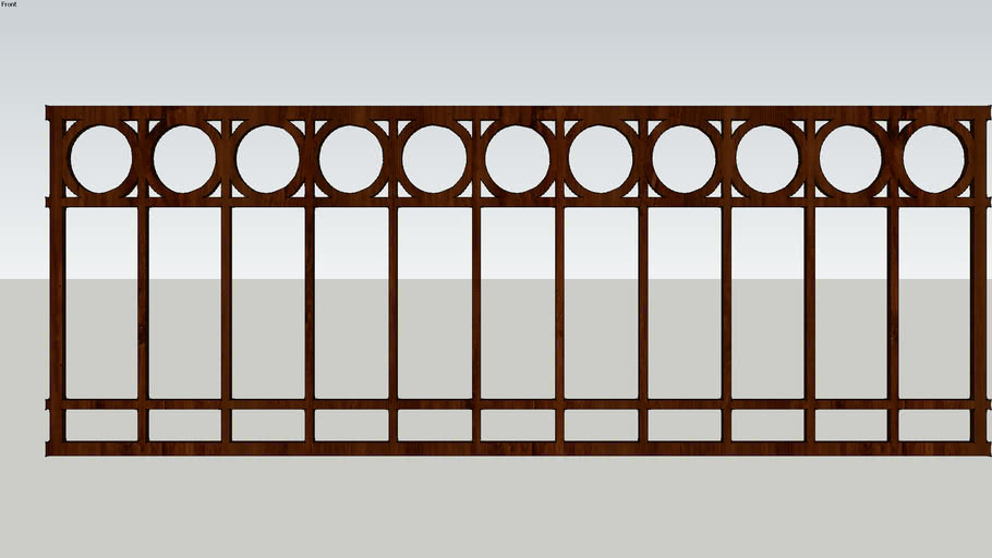 14.Balcony Railing 3D Warehouse