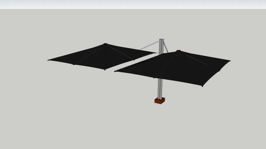 Double Patio Umbrella