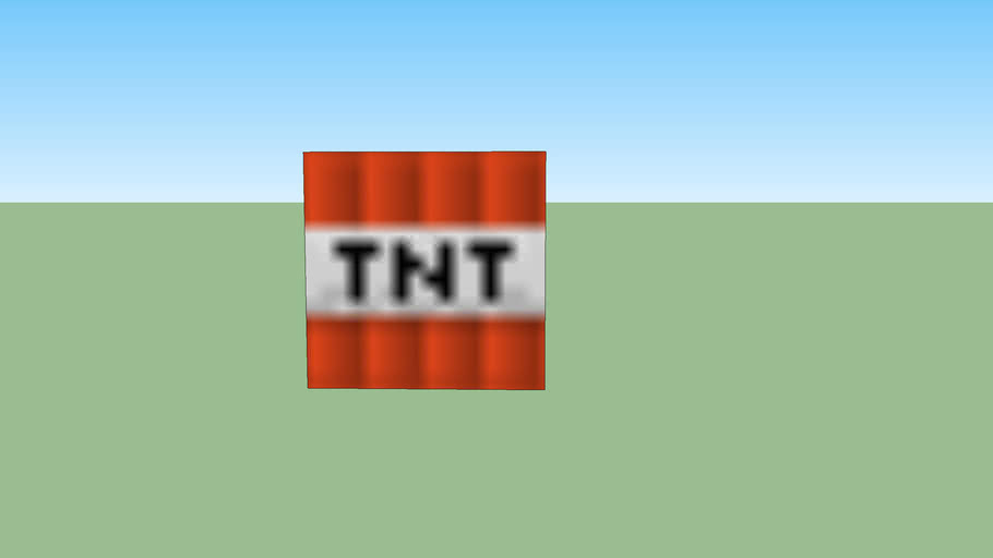 Minecraft TNT Block | 3D Warehouse