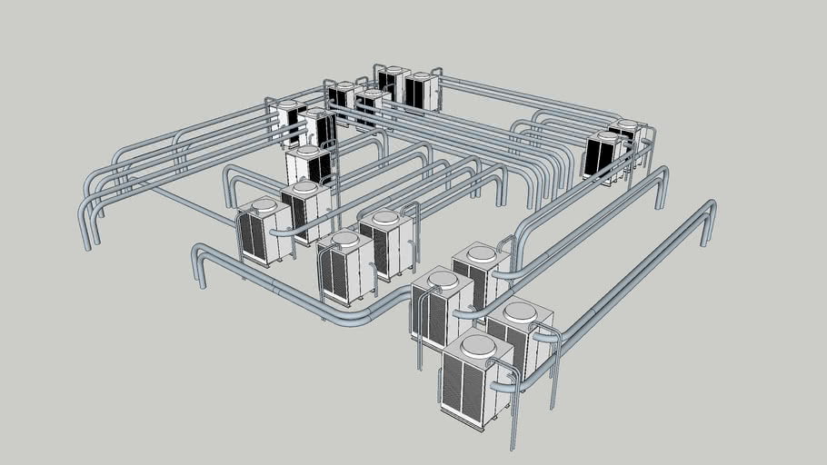 Outdoor HVAC units 3D Warehouse
