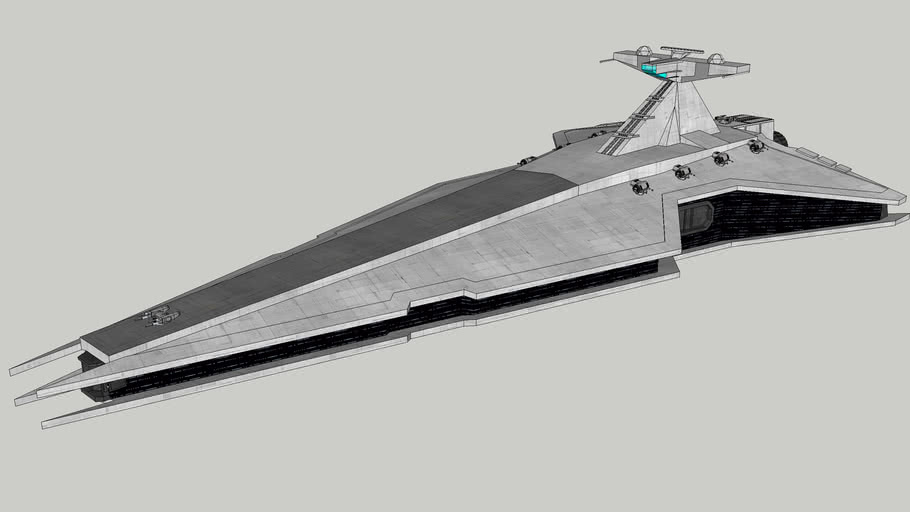 Venator-III class Star Destroyer (For Challenge) | 3D Warehouse