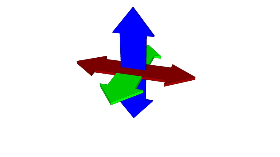 Up/down left/right in/out arrows | 3D Warehouse