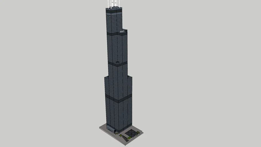 Willis Tower, Chicago, Illinois | 3D Warehouse