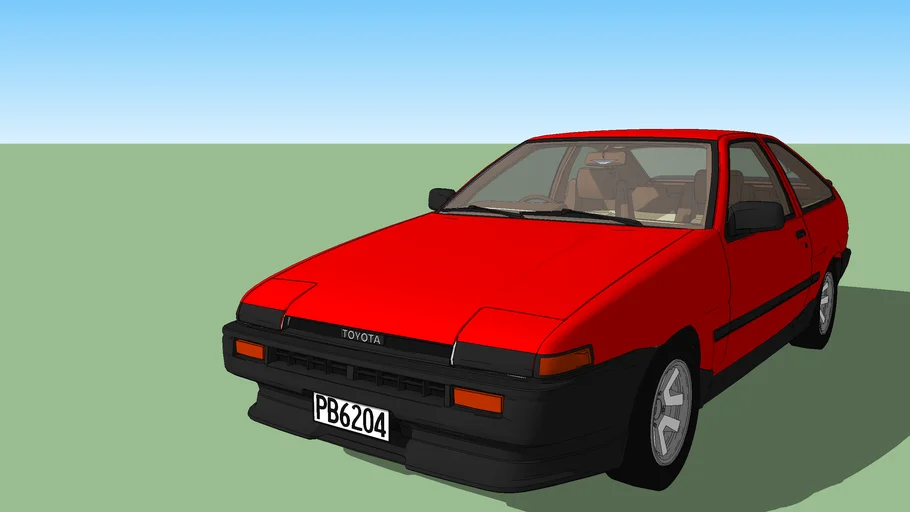 Toyota Sprinter Trueno AE85 | 3D Warehouse