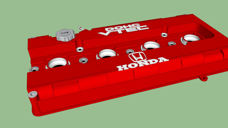 B16 VTEC Valve Cover 3D Warehouse