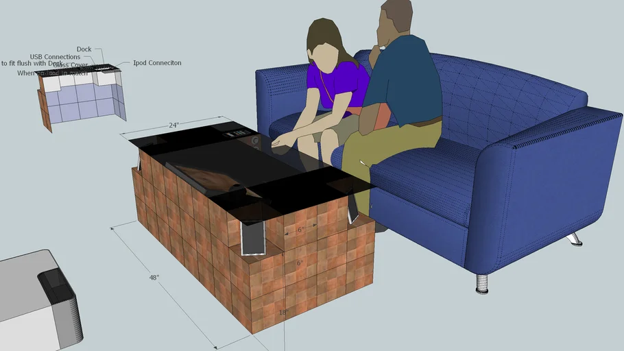 MAME / COMPUTER / COFFEE TABLE 3D Warehouse