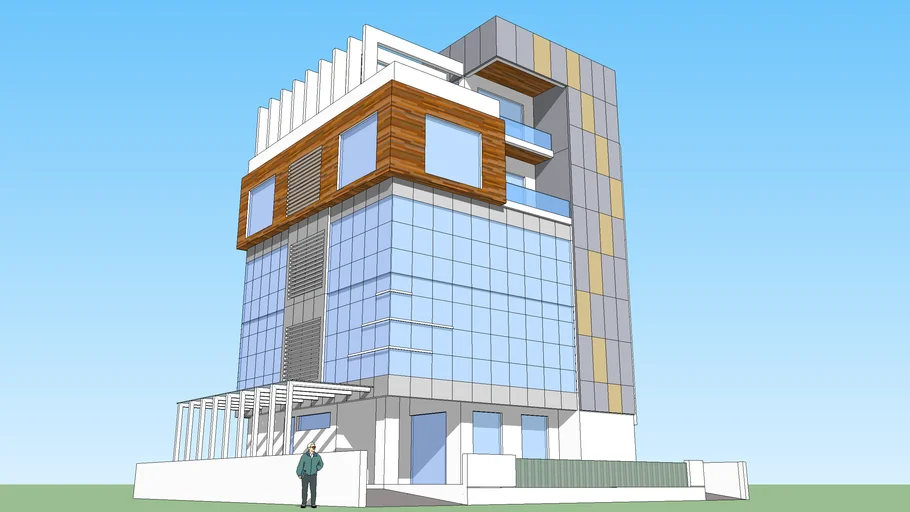 Modern Office Building | 3D Warehouse