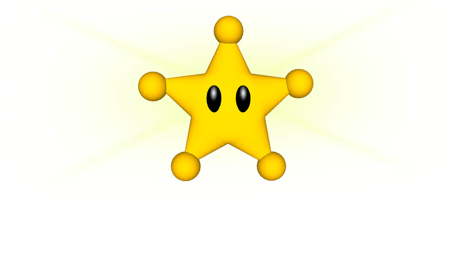 super mario galaxy 2 grand star 3D Warehouse